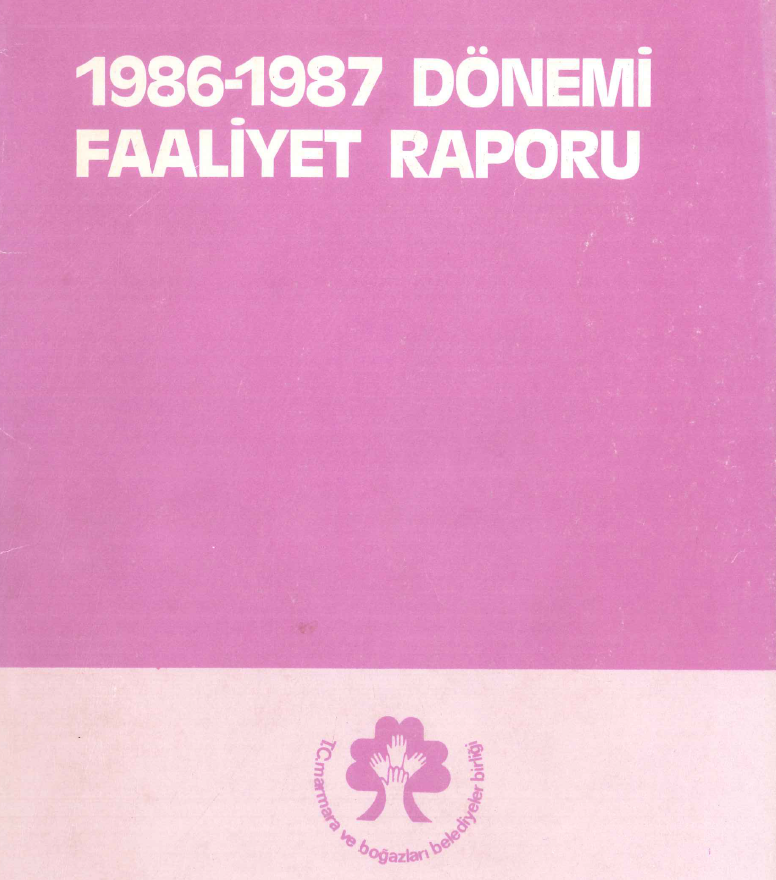 1986-1987 Dönemi Faaliyet Raporu