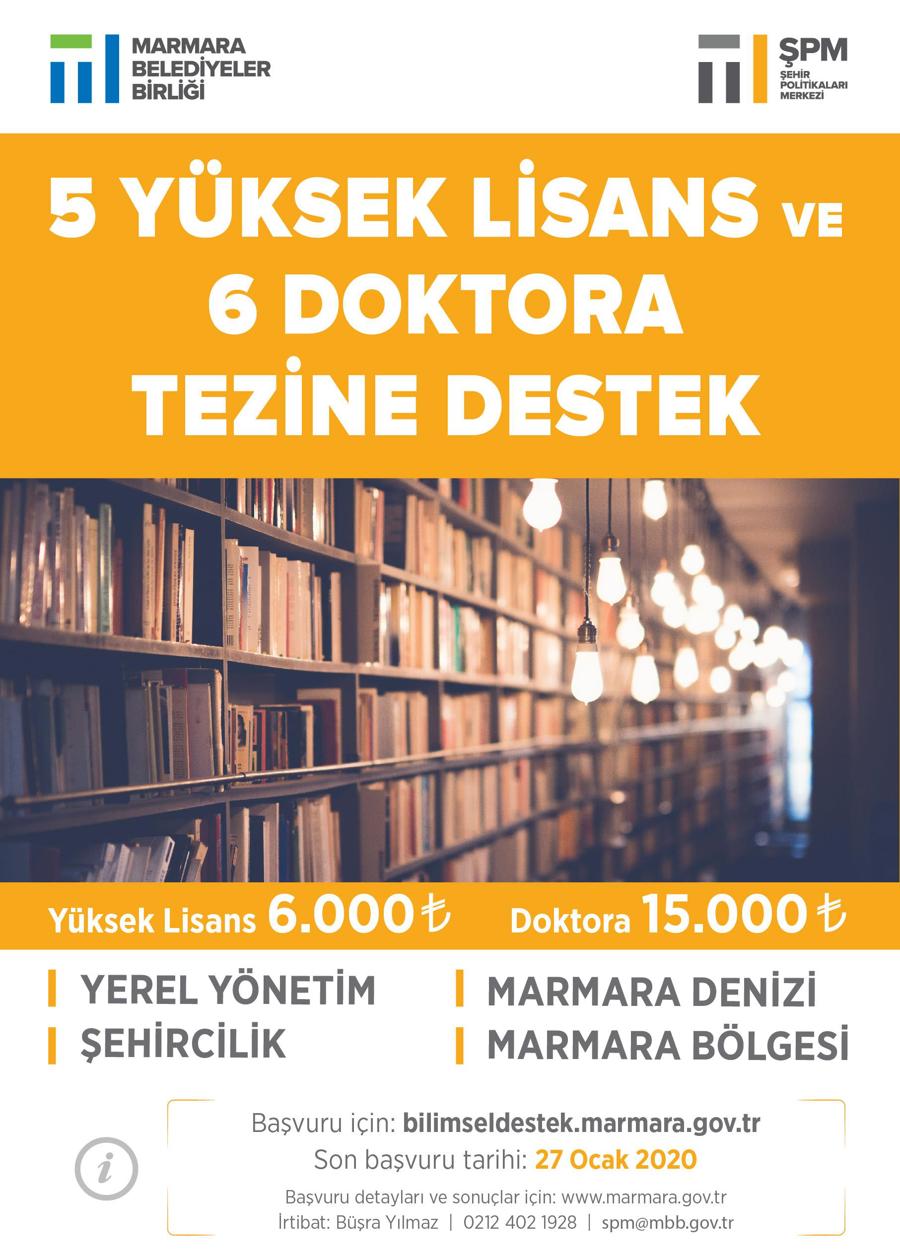 MBB’den Yüksek Lisans ve Doktora Tezlerine Destek}