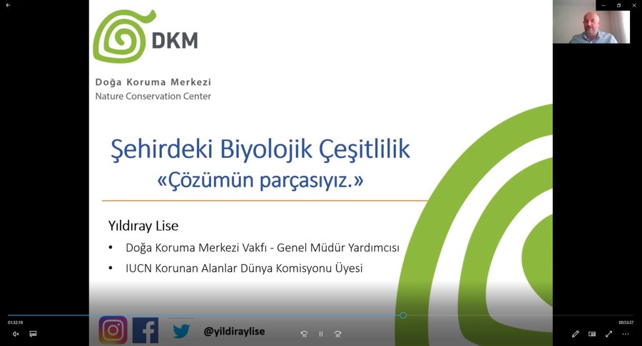 Küreselden Yerele Biyoçeşitlilik Gündemi Çevrimiçi Semineri Düzenlendi}