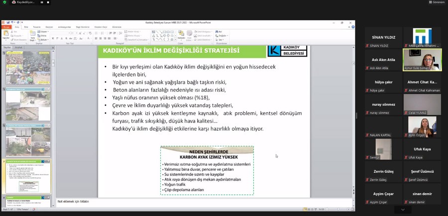 MBB Çevre Platformu, Yerelde Sıfır Atık Yönetimi ve Yerel İklim Değişikliği Planları Gündemleriyle Toplandı}